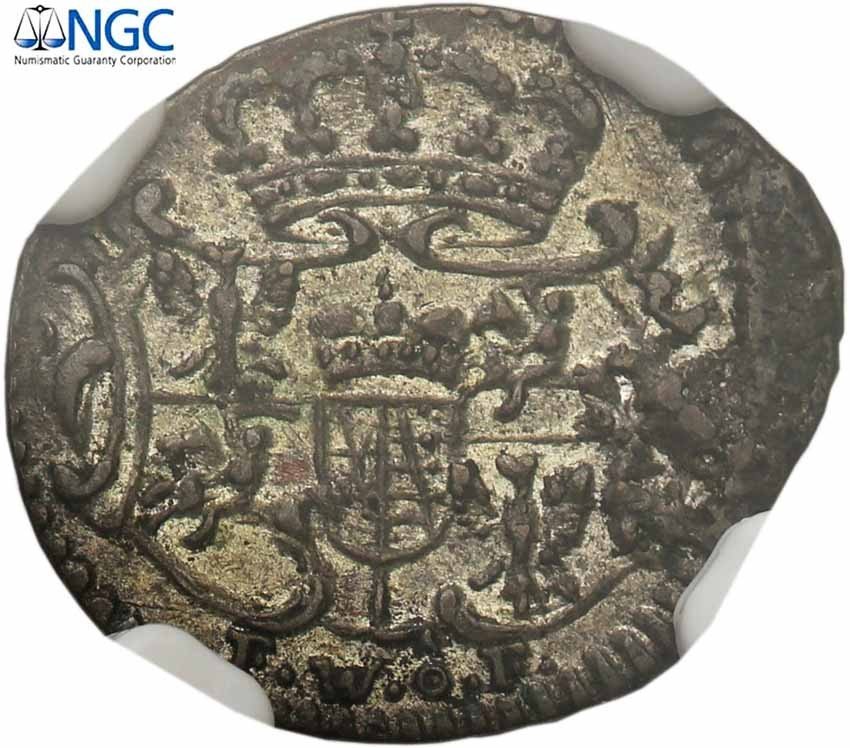 August III Sas. Halerz 1754 FWoF, Drezno NGC MS62